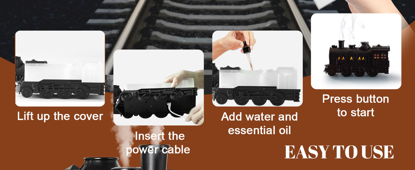 Retro Steam Train Air Humidifier