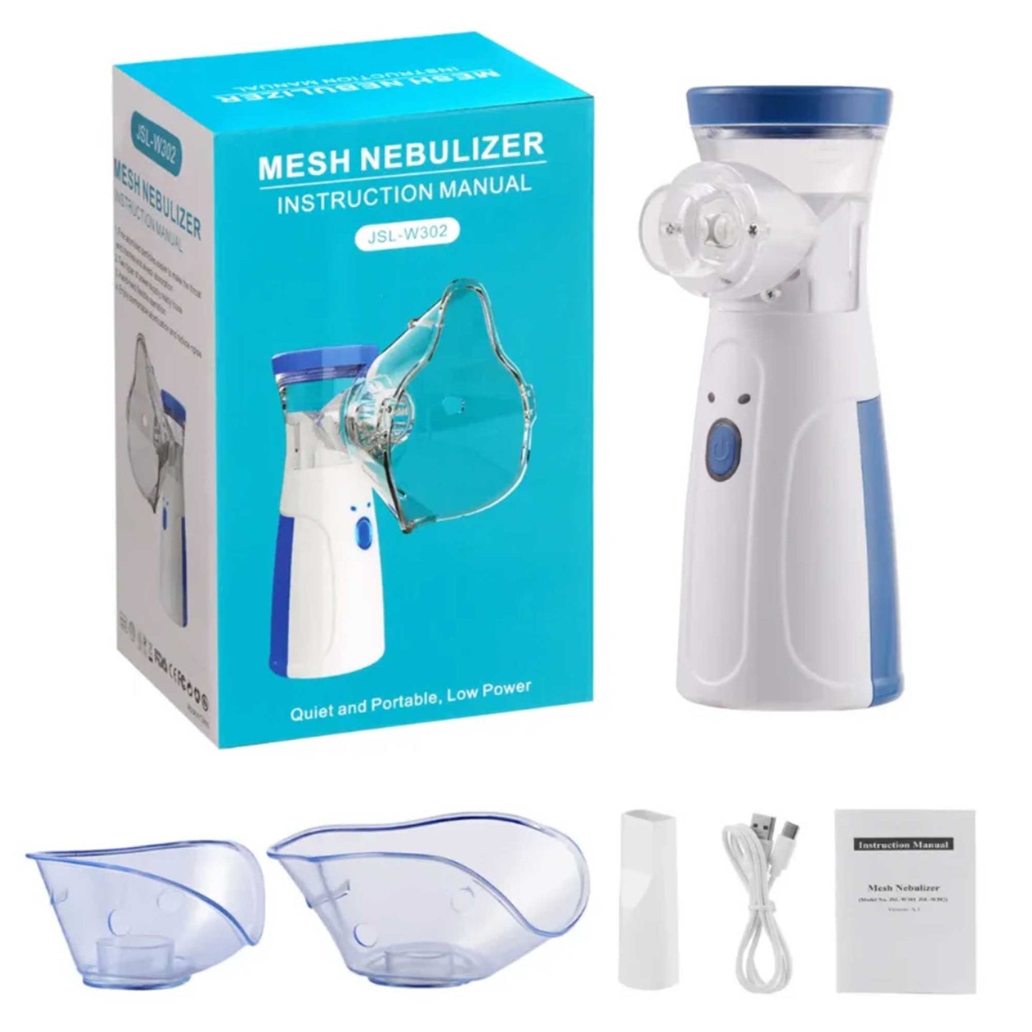 MCP Compact Portable Mesh Nebulizer for Travel for Kids and Adult